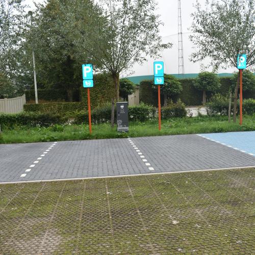 Parking elektische voertuigen Sonsheide © lokaal bestuur Rijkevorsel