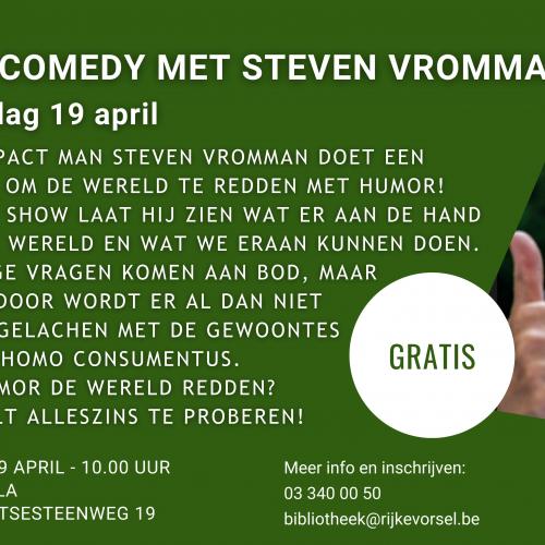 Poster Eco-comedy show © Steven Vromman